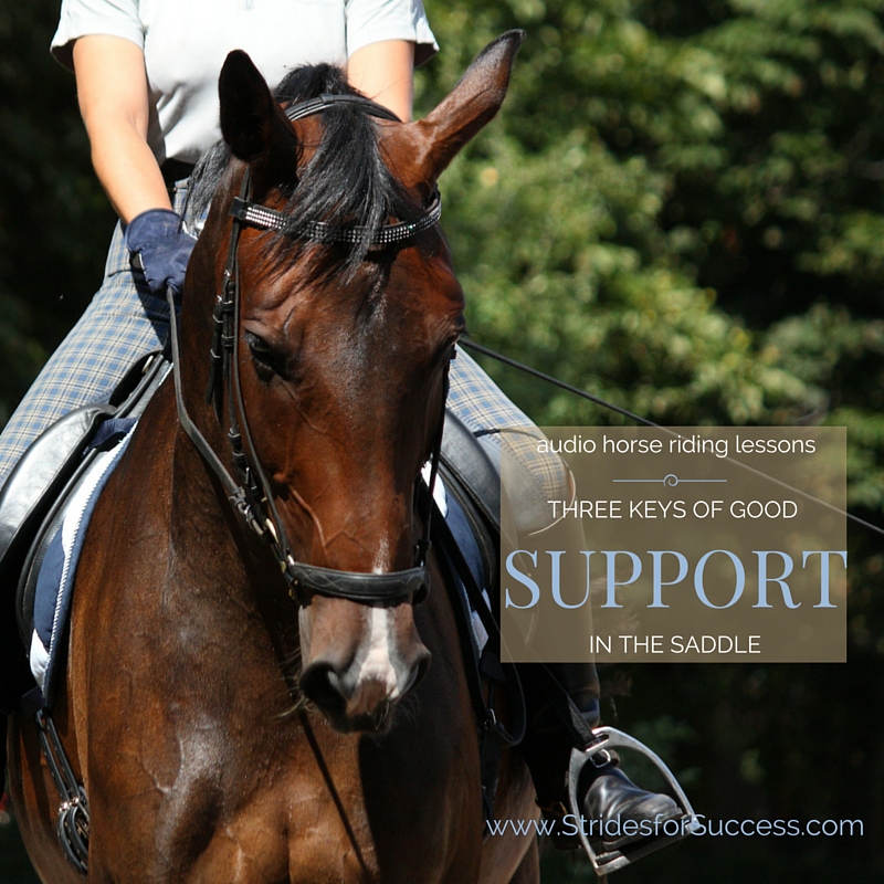 3 Keys to Good Support in the SAddle