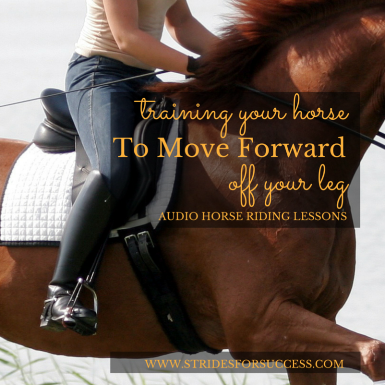 Foot Riding Away Moving Off Your Leg - Strides for Success | Daily Strides Podcast