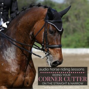 Riding a Corner Cutter on the Straight and Narrow