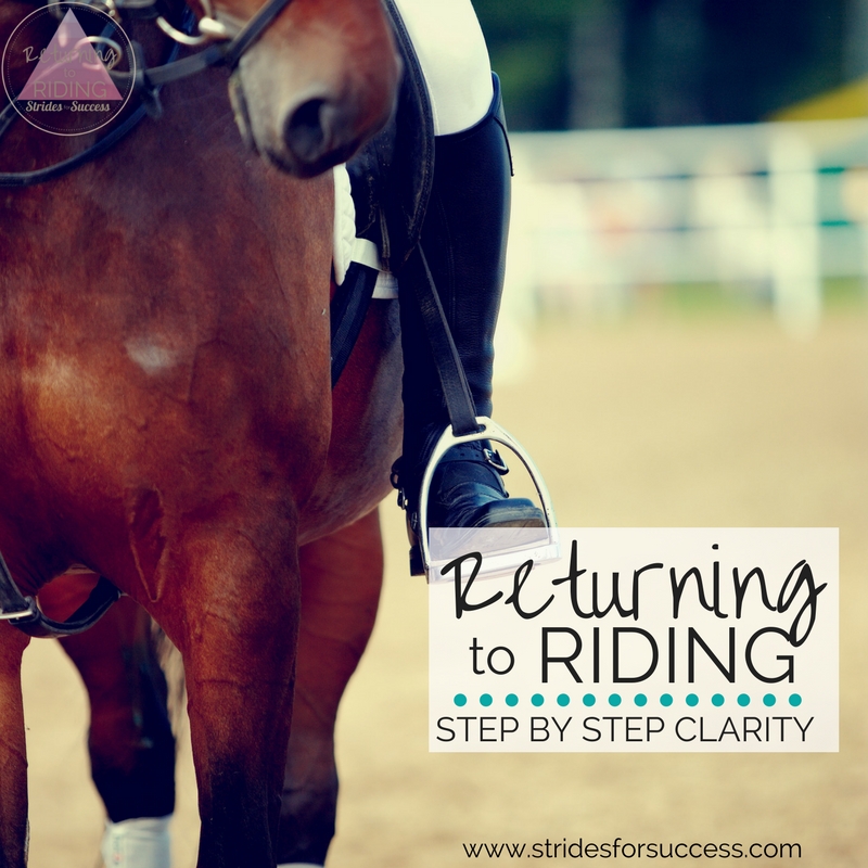 Returning to Riding – Step by Step