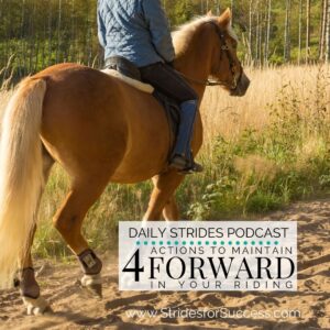 4 Actions to Maintain 'Forward' in Your Riding