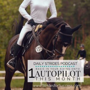 1 Basic to Autopilot in Your Riding This Month