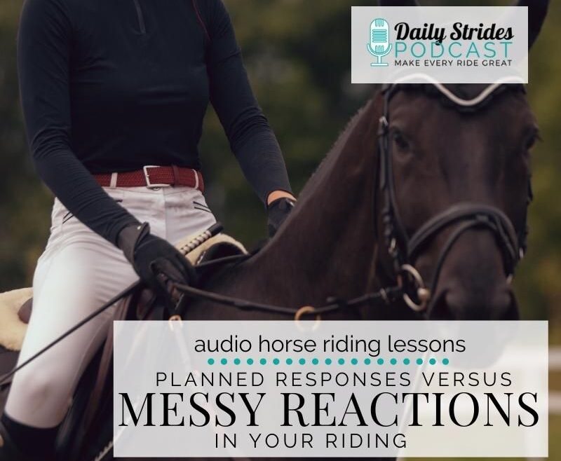 1234 Planned Responses Not Messy Reactions in Your Riding