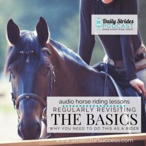 1236 Regularly Revisiting the Basics; Why You NEED to Do This as a Rider