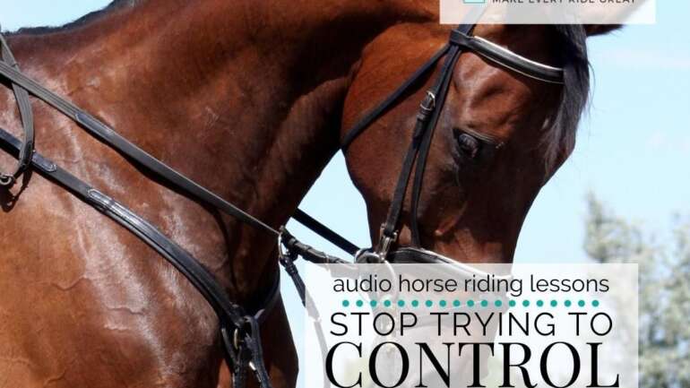 Stop Trying to Control Your Horse!