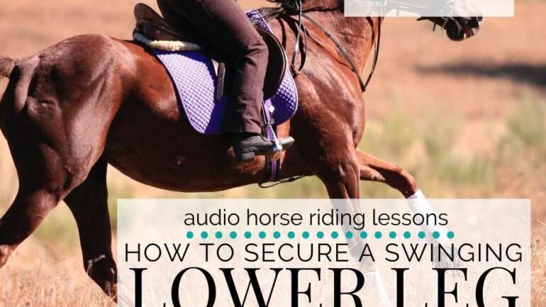 How to Secure a Swinging Lower Leg