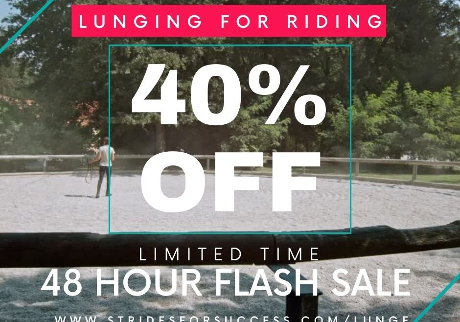 Lunging for Riding - 40% off Flash Sale