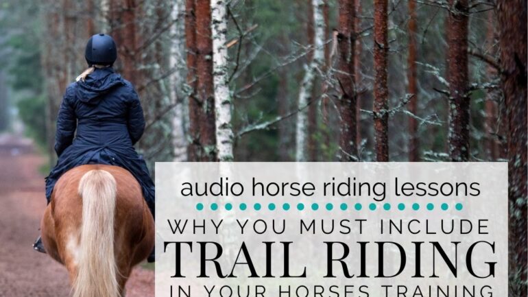 Why You MUST Include Trail Riding in Your Horse’s Training