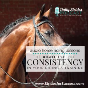 1341 The Right Type of Consistency in Your Riding and Training