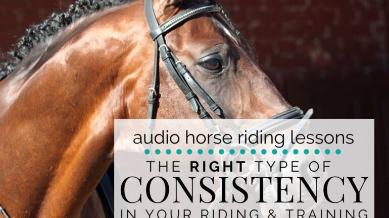 The Right Type of Consistency in Your Riding & Training