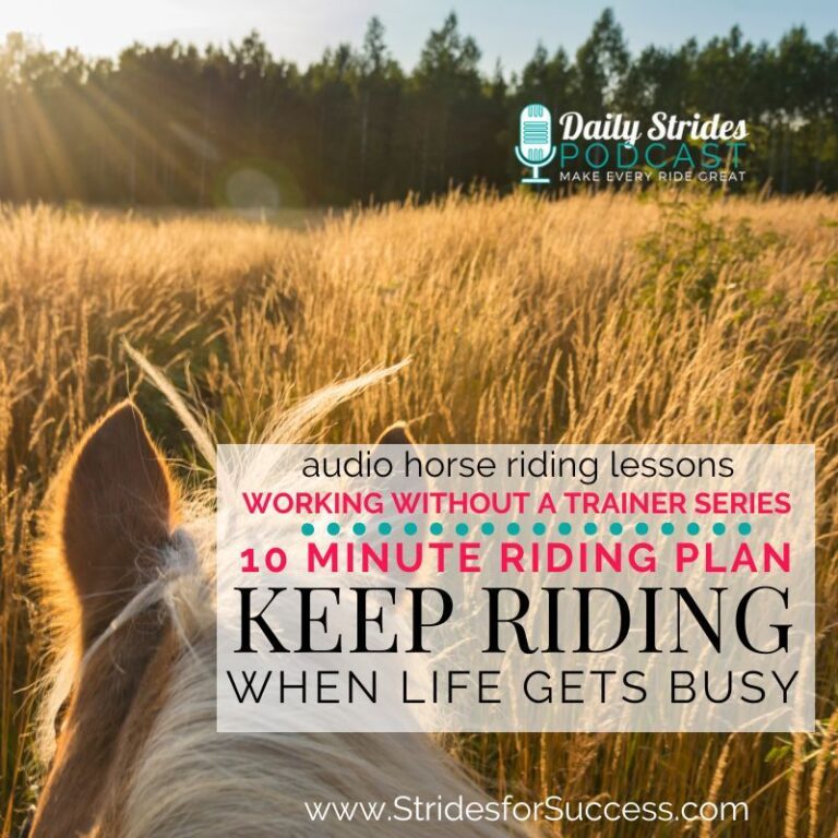 Cozy Plan Riding A 10 Minute Riding Plan to Keep You Riding when Life Gets Busy