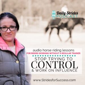 1392 You Can't Control Your Horse - But You Can Influence