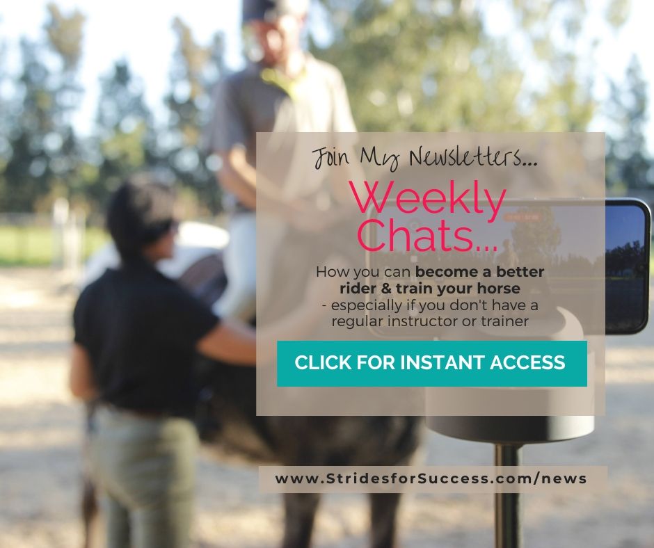 Join My Newsletter - Become a Better Rider